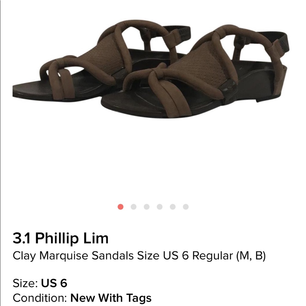 Phillip lim clay marquese sandals olive green